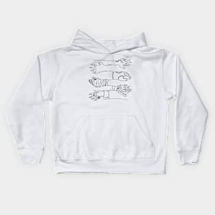 Horror Hands Kids Hoodie